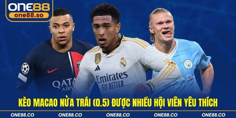 Kèo Macao nửa trái (0.5) được nhiều hội viên yêu thích