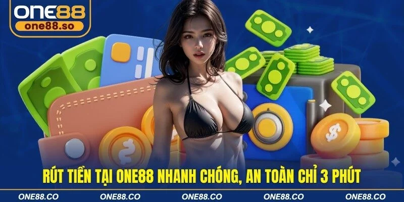 Rút tiền tại ONE88 nhanh chóng, an toàn chỉ 3 phút
